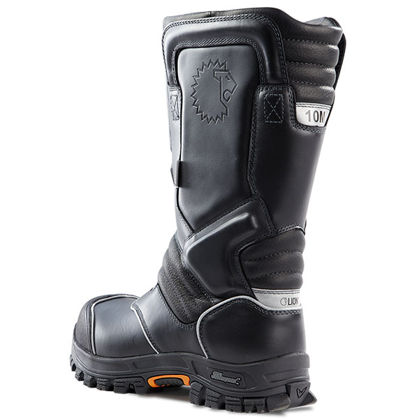 Lion QR14 Structural Firefighting Boot Back